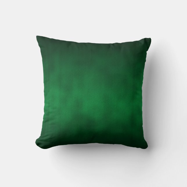 Green Gothic Ombre Background Art Cushion (Front)