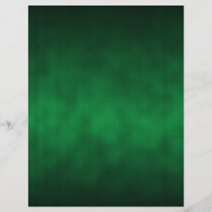 Green Gothic Ombre Background Art Flyer