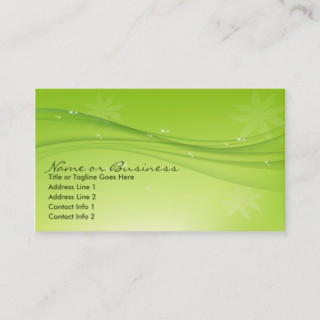 green grace business card (Front)