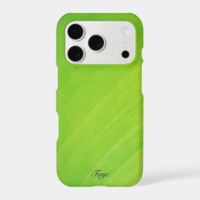 Green gradient Banana leaf texture pattern name (Back)