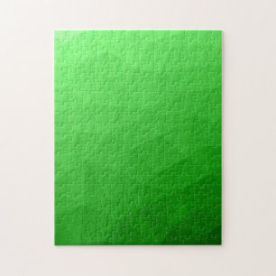 Green gradient geometric mesh pattern Triangle Jigsaw Puzzle