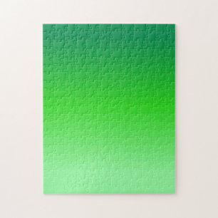 Green Gradient Jigsaw Puzzle