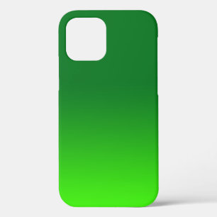 Green Gradient Ombre Vivid Modern Simple iPhone 12 Case