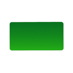 Green Gradient Ombre Vivid Modern Simple Label