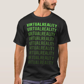 Green Gradient Virtual Reality VR T-Shirt