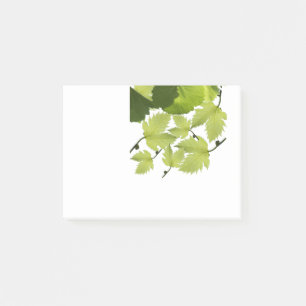 Green Grape Vine Leaves Post-it Notes