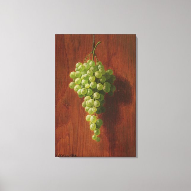 Green Grapes Canvas Print (Front)