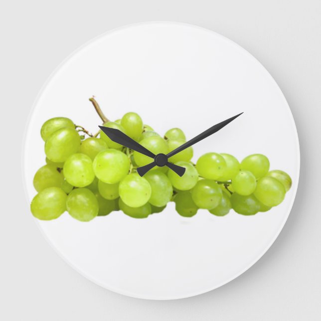 "Green grapes" design wall clocks (Front)