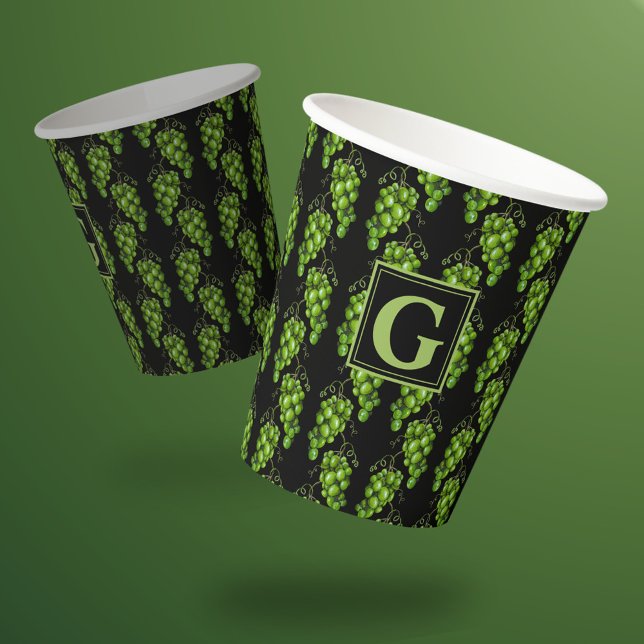 Green Grapes Paper Cup (Creator Uploaded)