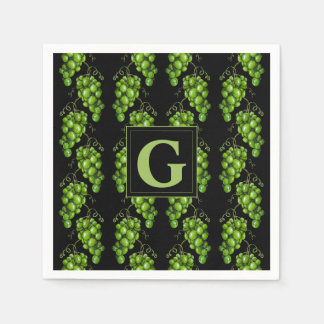 Green Grapes Paper Napkin