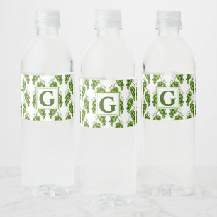 Green Grapes Water Bottle Labels
