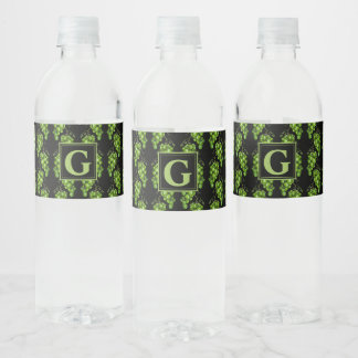Green Grapes Water Bottle Labels