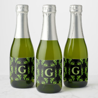 Green Grapes Wine Drink Labels