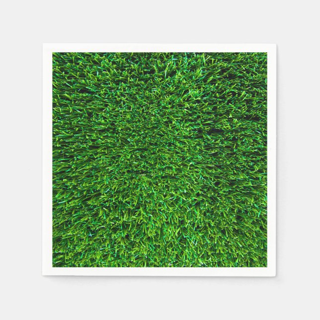 Green Grass Background Napkin (Front)