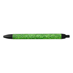 Green grass black ink pen