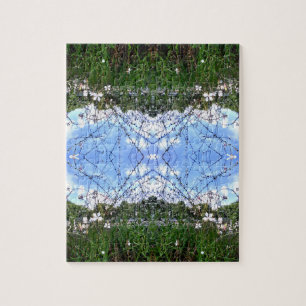 Green Grass Blue Sky Jigsaw Puzzle