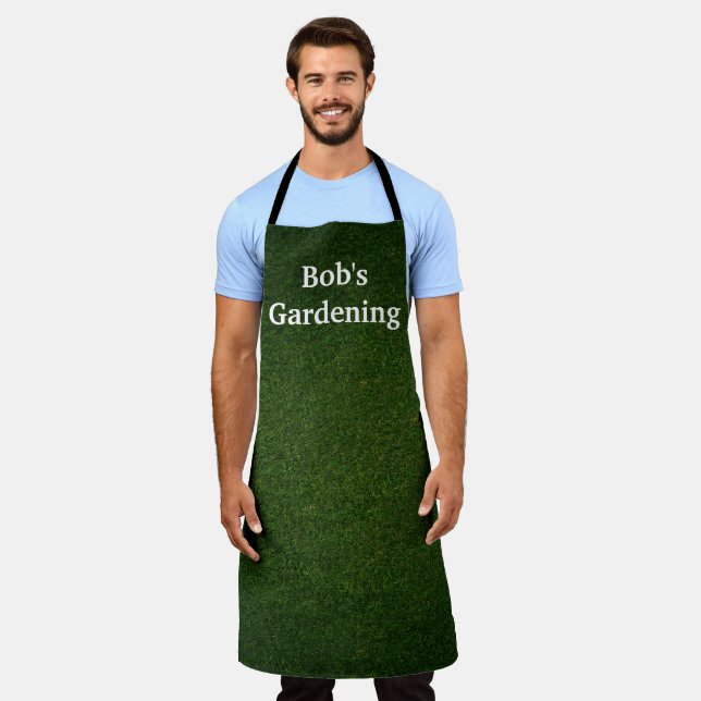 Green Grass Business Apron (Worn)