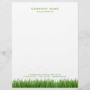 Green Grass business letterhead