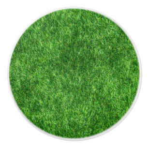 Green Grass Ceramic Knob