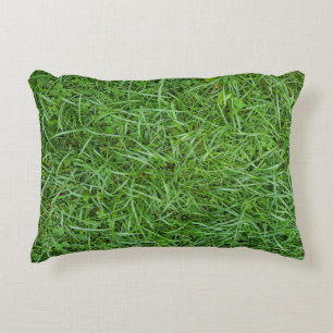 Green Grass  Decorative Cushion