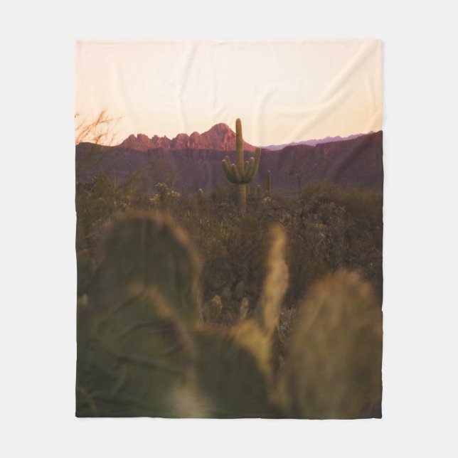 GREEN GRASS FIELD FLEECE BLANKET (Front)