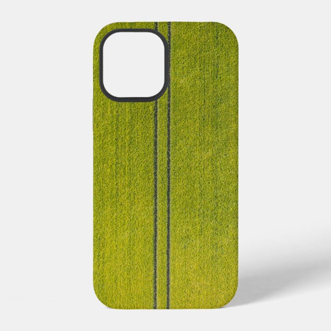 Green grass field iPhone case (Back)