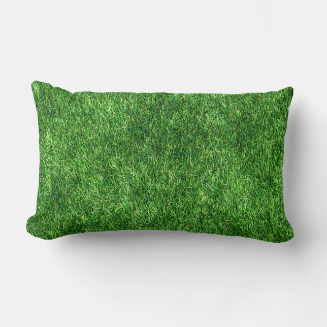 Green Grass Lumbar Cushion (Front)