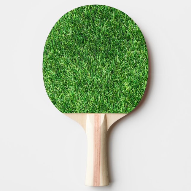 Green Grass Ping Pong Paddle (Front)