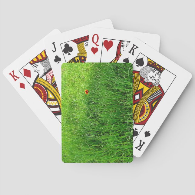 Green Grass Playing Cards (Back)