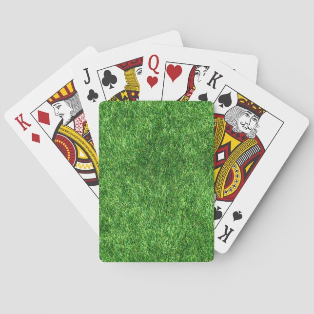 Green Grass Playing Cards (Back)