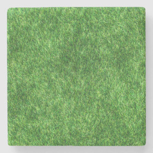 Green Grass Stone Coaster