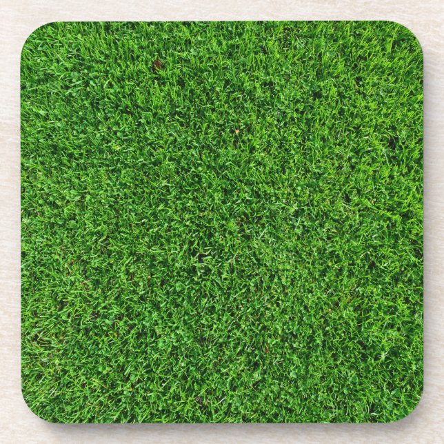 Green Grass Texture Coaster (Front)