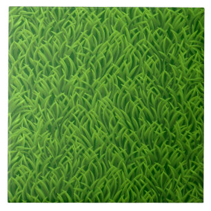 Green grass texture tile