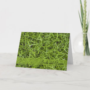 Green Grass Wedding Invitation