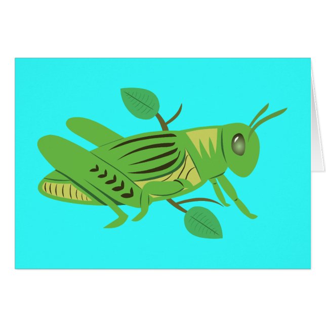 Green Grasshopper (Front Horizontal)