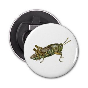 Green Grasshopper Bottle Opener