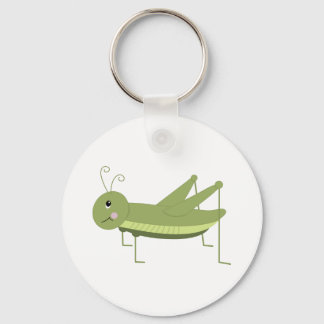 Green Grasshopper Key Ring