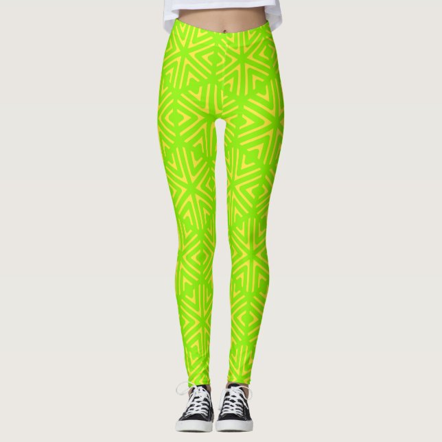 Green greed  leggings (Front)