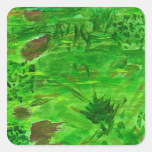 Green green grass in field stickers