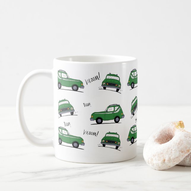 Green Gremlin Mug (With Donut)