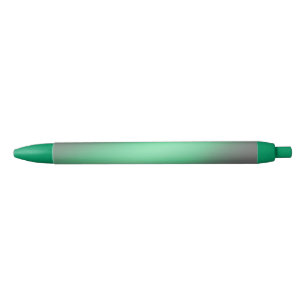 Green & Grey moonlight ombre effect  Black Ink Pen