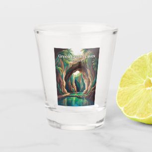 Green Grotto Caves Jamaica Shot Glass