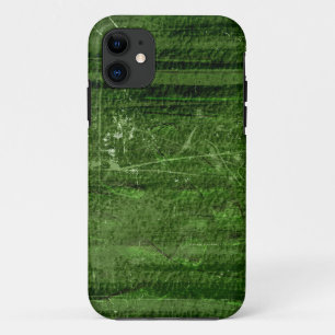 Green grunge wall background graphic design iPhone 11 case