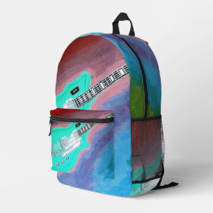 Green Guitar backpack