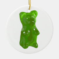Green Gummy Bear Candy