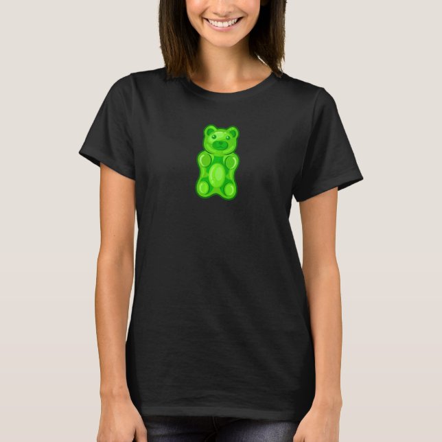 Green Gummy Bear T-Shirt (Front)