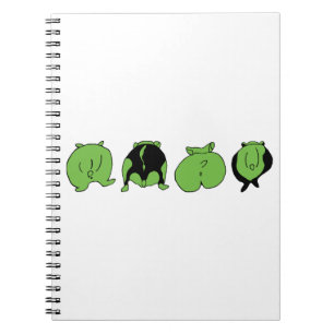Green Hamster Butts Notebook