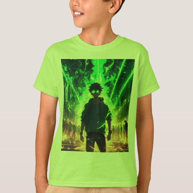 "Green Harmony Tee" T-Shirt (Front)