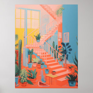 Green Haven Steps: Nature's Stairway Poster