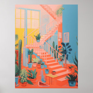 Green Haven Steps: Nature's Stairway Poster